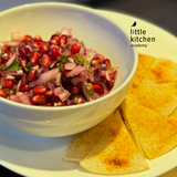 Kids in the Kitchen - Pomegranate Salsa, A No-Cook Recipe for Hands-On Learning