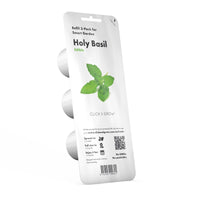 Holy Basil Plant Pods / Grow Tulsi in an indoor garden. Holy basil grows fast in the Click & Grow indoor herb garden.