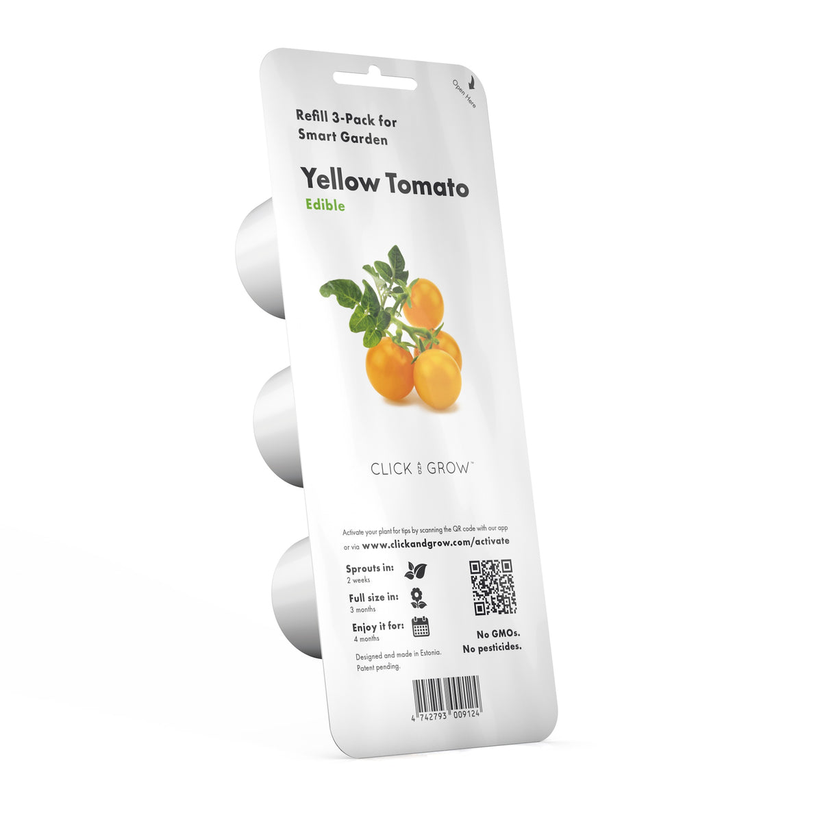 Yellow Mini Tomato Plant Pods / Mini Tomato - Grow superfood at home in an Indoor Herb Garden.