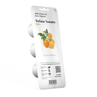 Yellow Mini Tomato Plant Pods / Mini Tomato - Grow superfood at home in an Indoor Herb Garden.