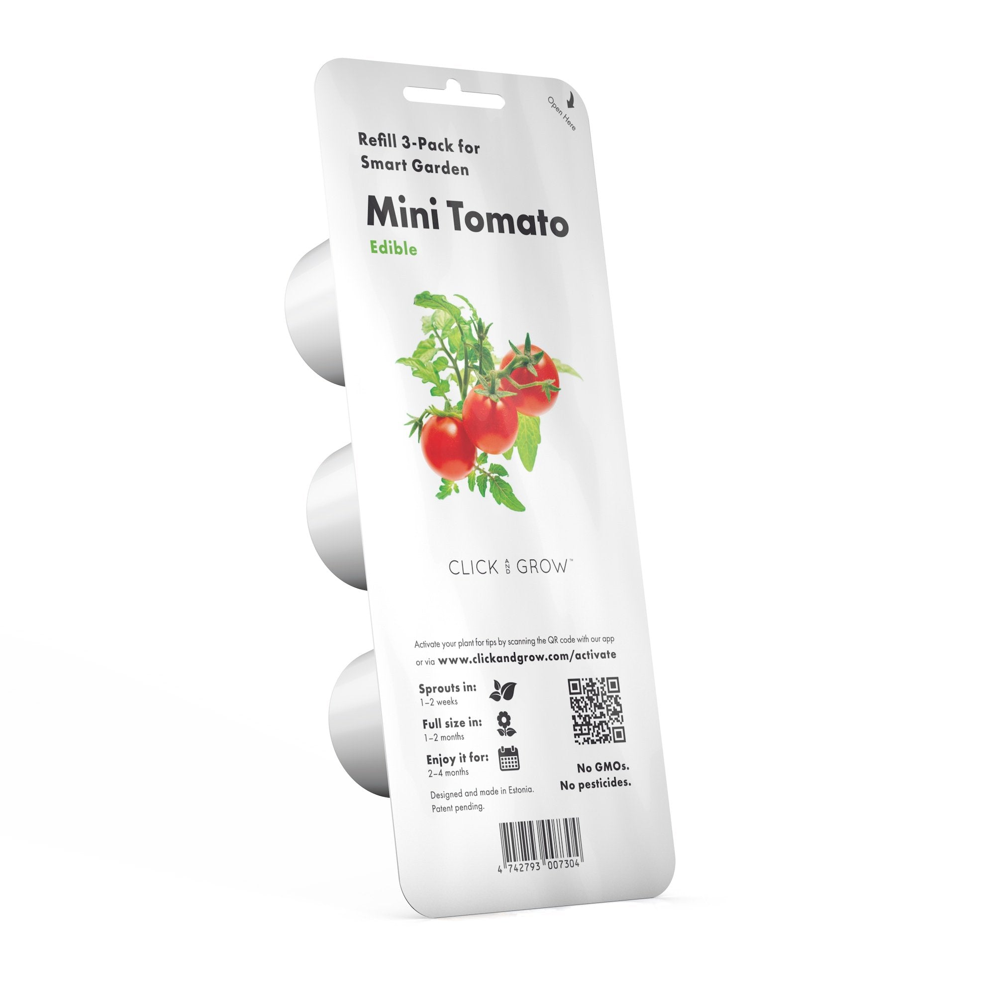 Mini tomato plant pods package